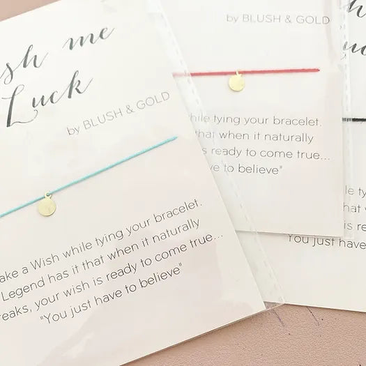Make a Wish Bracelet - Tiny coin