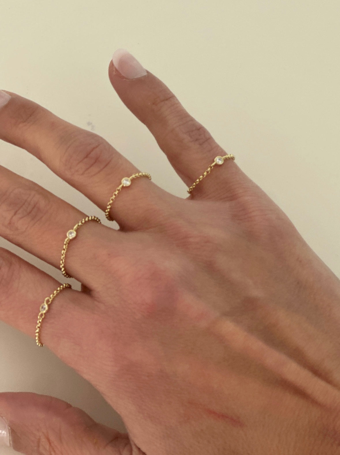 Bague chaine Lise