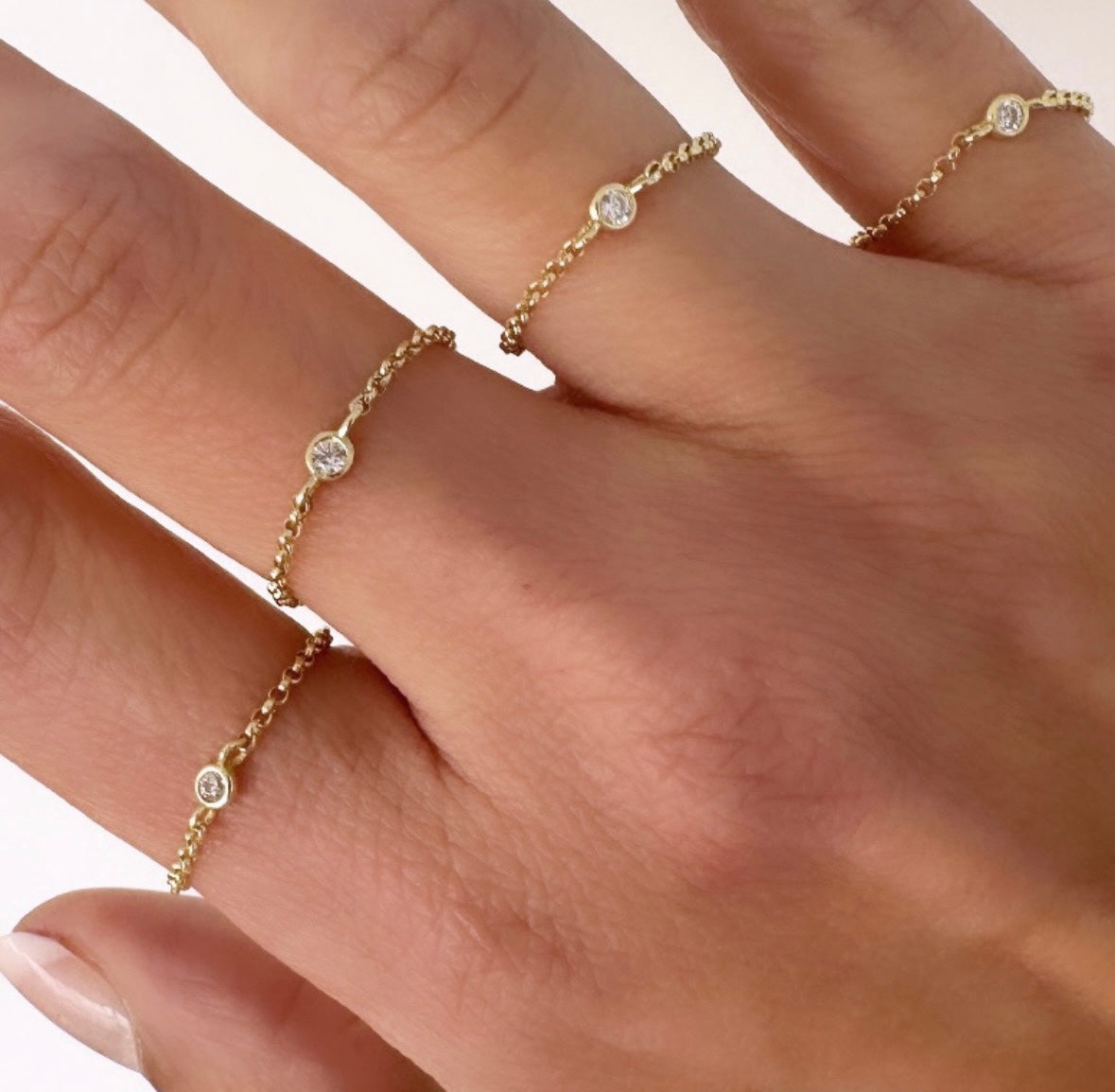 Bague chaine Lise