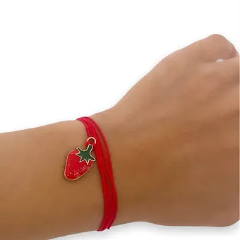 Pulseira Make a Wish - Morango