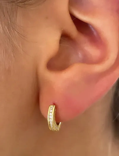 Marcie hoop earrings