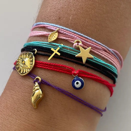 Make a Wish bracelet - Blue Eye