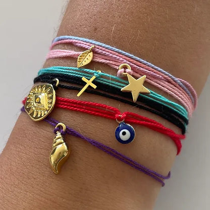 Make a Wish bracelet - Blue Eye