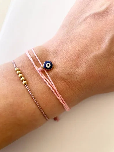Make a Wish bracelet - Blue Eye