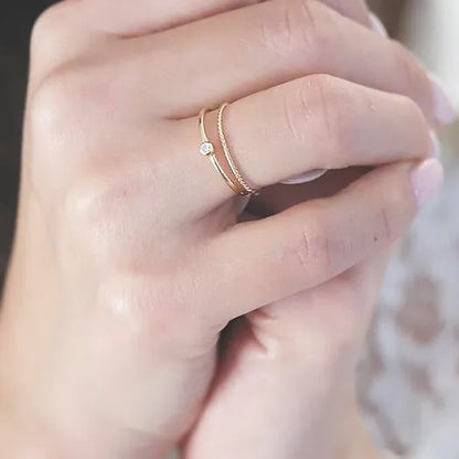 Amour ring Twisted