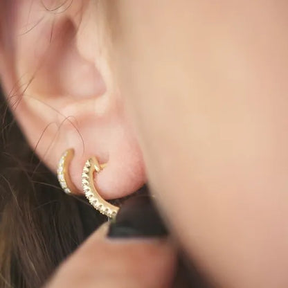 Amanda hoop earrings