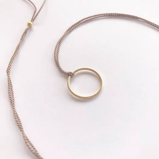 Infinity Silk necklace