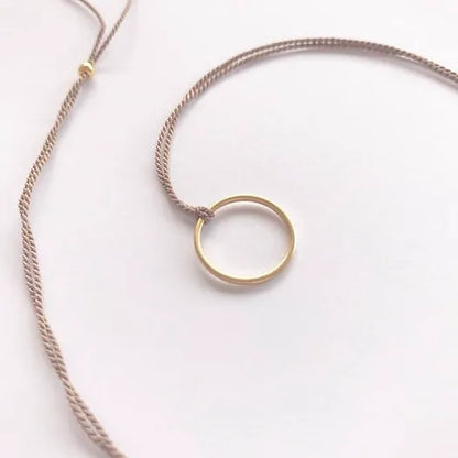 Infinity Silk necklace