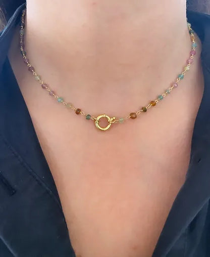Antonia Necklace Tourmaline