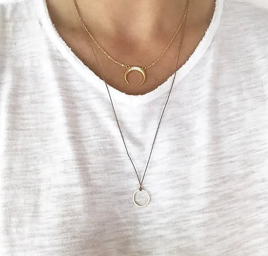 Infinity Silk necklace
