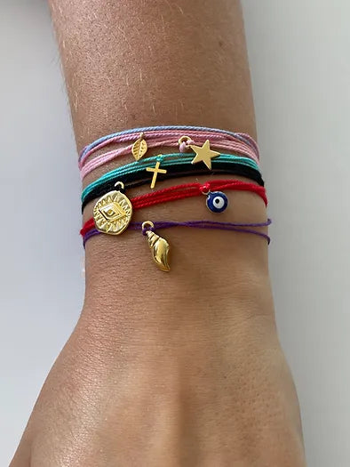 Make a Wish bracelet - Blue Eye