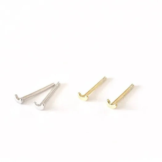 Clous d'oreilles Lune