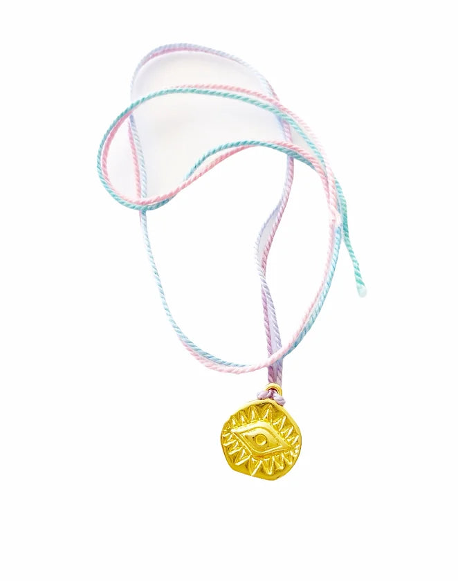 Bracelet Fais un Vœu - Médaille Oeil