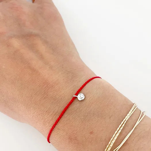 Red bracelet Jeanne