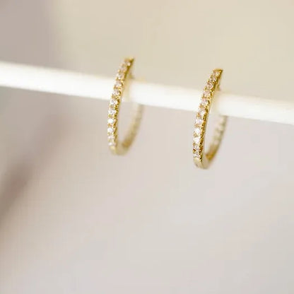 Amanda hoop earrings
