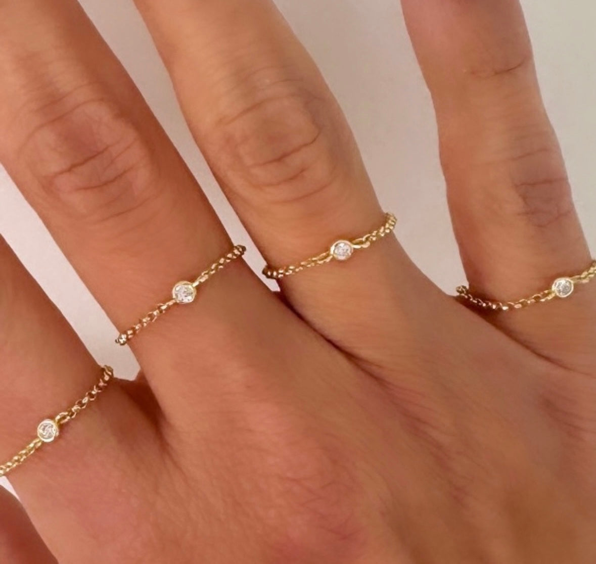 Bague chaine Lise