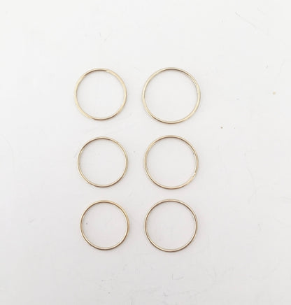Amour ring Hammered