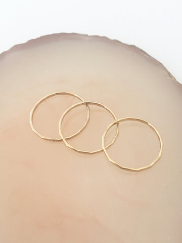 Anel Amour Hammered (Martelado)