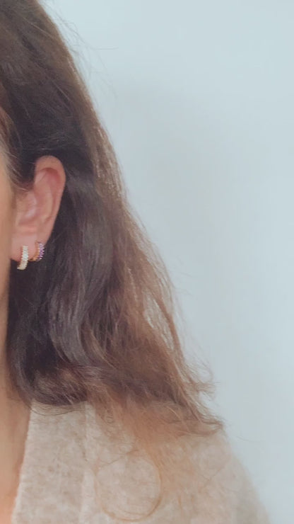 Isabel hoop earrings